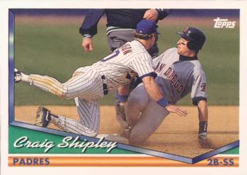 1994 Topps Craig Shipley # 184 سان دييغو بادريس