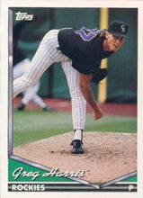 تحميل الصورة إلى عارض المعرض، 1994 Topps Greg Harris # 18 Colorado Rockies
