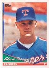 Load image into Gallery viewer, 1994 Topps Steve Dreyer RC # 193 Texas Rangers
