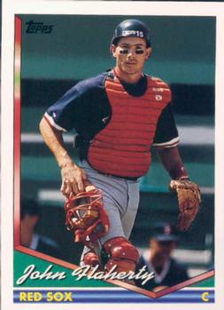 1994 Topps John Flaherty # 197 Boston Red Sox