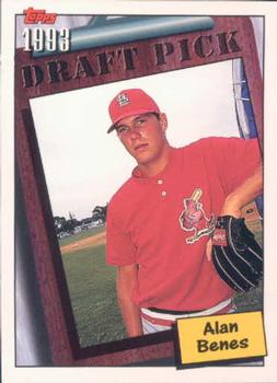 1994 Topps Alan Benes DPK, RC # 202 St. Louis Cardinals
