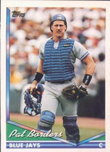 将图片加载到图库查看器，1994 Topps Pat Borders # 219 Toronto Blue Jays
