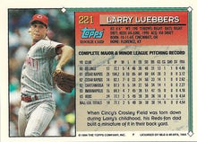Load image into Gallery viewer, 1994 Topps Larry Luebbers RC # 221 Cincinnati Reds
