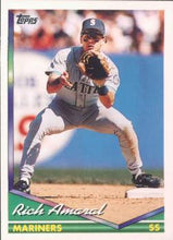 将图片加载到图库查看器，1994 Topps Rich Amaral # 233 Seattle Mariners
