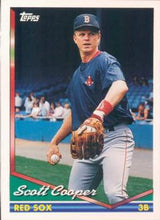 将图片加载到图库查看器，1994 Topps Scott Cooper # 235 Boston Red Sox
