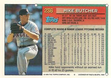 将图片加载到图库查看器，1994 Topps Mike Butcher # 236 California Angels
