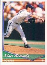 将图片加载到图库查看器，1994 Topps Stan Belinda # 247 Kansas City Royals
