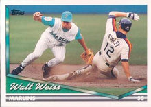 将图片加载到图库查看器，1994 Topps Walt Weiss # 256 Florida Marlins
