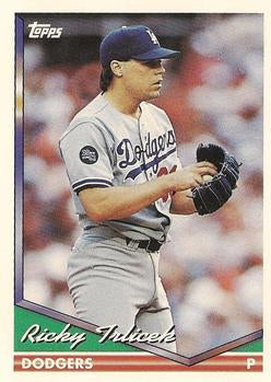 1994 Topps Ricky Trlicek RC # 276 Los Angeles Dodgers