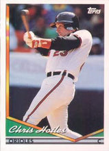 将图片加载到图库查看器，1994 Topps Chris Hoiles # 295 Baltimore Orioles
