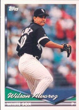 将图片加载到图库查看器，1994 Topps Wilson Alvarez # 299 Chicago White Sox
