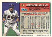 将图片加载到图库查看器，1994 Topps Howard Johnson # 302 New York Mets
