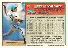 将图片加载到图库查看器，1994 Topps Rich Rodriguez # 312 Florida Marlins
