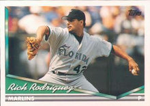 将图片加载到图库查看器，1994 Topps Rich Rodriguez # 312 Florida Marlins
