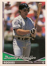 将图片加载到图库查看器，1994 Topps Danny Sheaffer # 314 Colorado Rockies
