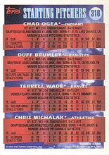 将图片加载到图库查看器，1994 Topps P Prospects (Chad Ogea / Duff Brumley / Terrell Wade / Chris Michalak) PROS, RC # 316 Cleveland Indians / Texas Rangers / Atlanta Braves / Oakland Athletics
