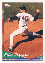 将图片加载到图库查看器，1994 Topps John Dopson # 321 Boston Red Sox
