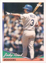 将图片加载到图库查看器，1994 Topps Jody Reed # 325 Los Angeles Dodgers
