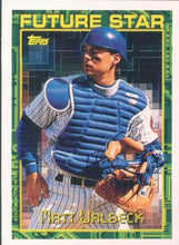 Load image into Gallery viewer, 1994 Topps Matt Walbeck FS # 329 Chicago Cubs
