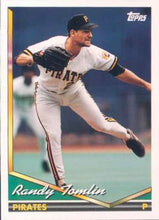 Load image into Gallery viewer, 1994 Topps Randy Tomlin # 338 Pittsburgh Pirates
