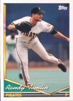 1994 Topps Randy Tomlin # 338 Pittsburgh Pirates