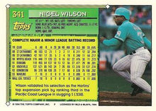 Load image into Gallery viewer, 1994 Topps Nigel Wilson FS # 341 Florida Marlins
