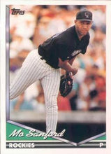 Load image into Gallery viewer, 1994 Topps Mo Sanford # 343 Colorado Rockies

