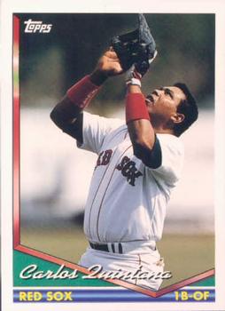 1994 Topps Carlos Quintana # 349 Boston Red Sox