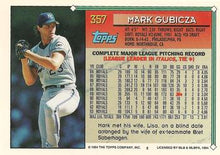 将图片加载到图库查看器，1994 Topps Mark Gubicza # 357 Kansas City Royals
