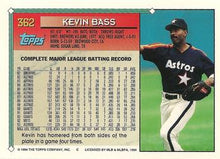 Load image into Gallery viewer, 1994 Topps Kevin Bass # 362 Houston Astros
