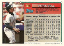 将图片加载到图库查看器，1994 Topps Derek Bell # 364 San Diego Padres
