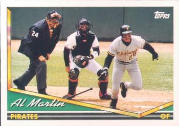 1994 Topps Al Martin # 366 Pittsburgh Pirates