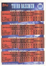 Load image into Gallery viewer, 1994 Topps 3B Prospects (Luis Ortiz / David Bell / Jason Giambi / George Arias) PROS, RC # 369 Boston Red Sox / Cleveland Indians / Oakland Athletics / California Angels
