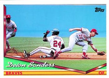 Load image into Gallery viewer, 1994 Topps Deion Sanders # 375 Atlanta Braves
