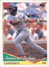 Load image into Gallery viewer, 1994 Topps Bernard Gilkey # 377 St. Louis Cardinals
