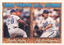 Load image into Gallery viewer, 1994 Topps Randy Myers / Jeff Montgomery AS # 394 Chicago Cubs / Kansas City Royals
