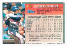 Load image into Gallery viewer, 1994 Topps Darrin Fletcher # 412 Montreal Expos
