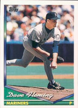 Load image into Gallery viewer, 1994 Topps Dave Fleming # 415 Seattle Mariners

