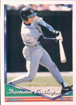 1994 Topps Damion Easley # 418 California Angels