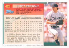 Load image into Gallery viewer, 1994 Topps Scott Radinsky # 421 Chicago White Sox
