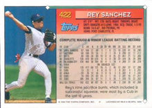 Load image into Gallery viewer, 1994 Topps Rey Sanchez # 422 Chicago Cubs
