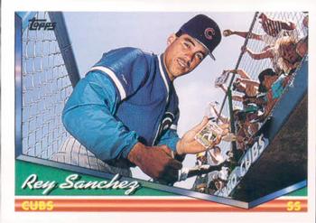 1994 Topps Rey Sanchez # 422 Chicago Cubs