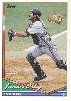 1994 Topps Junior Ortiz # 423 Cleveland Indians