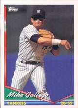 Load image into Gallery viewer, 1994 Topps Mike Gallego # 432 New York Yankees
