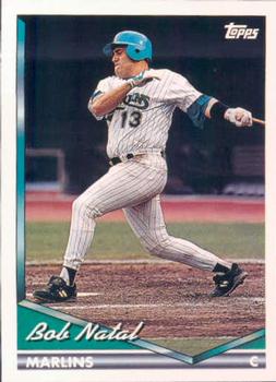 1994 Topps Bob Natal # 437 Florida Marlins