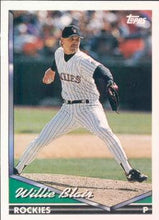 Load image into Gallery viewer, 1994 Topps Willie Blair # 439 Colorado Rockies
