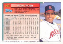 Load image into Gallery viewer, 1994 Topps Stan Javier # 446 California Angels
