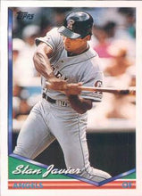 Load image into Gallery viewer, 1994 Topps Stan Javier # 446 California Angels
