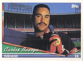 1994 Topps Carlos Baerga # 450 Cleveland Indians