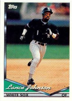 1994 Topps Lance Johnson # 452 Chicago White Sox